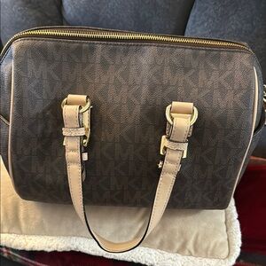 Michael Kors Brown and Tan Women's Bag